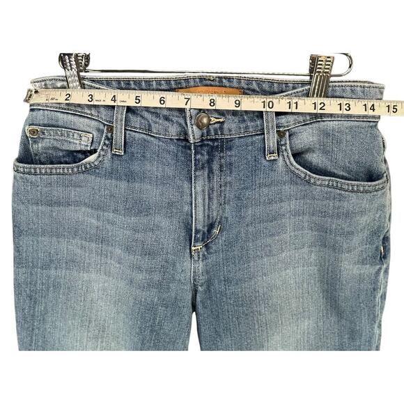 Joes Icon Ankle Sigourney Jeans Womens 28 Blue Dip Dye Skinny Stretch Boho Chic - Picture 8 of 16